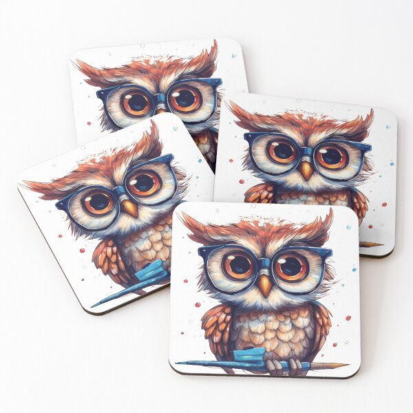 Item preview, Wise nad cute owl  designed and sold by PrintDesignLab.