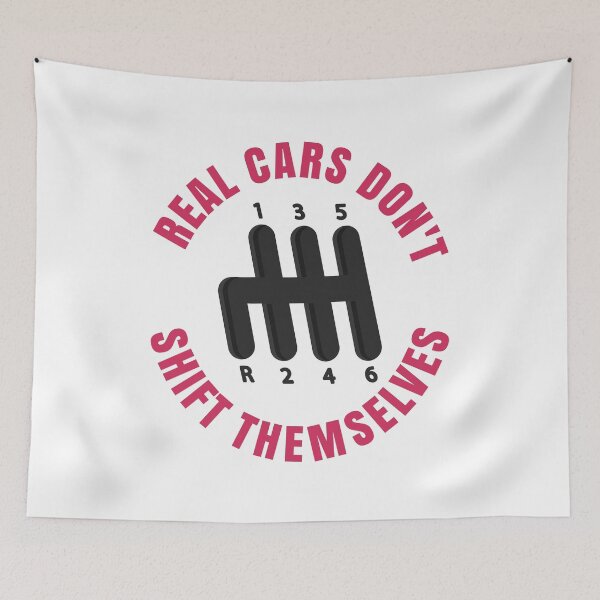 Item preview, Real Cars Don't Shift Themselves designed and sold by HandicraftArt.
