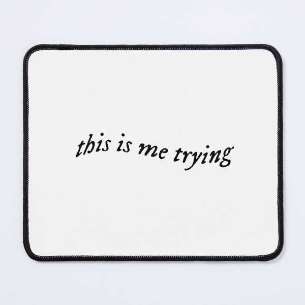 Item preview, this is me trying taylor swift folklore this is me trying sticker designed and sold by emking5100.