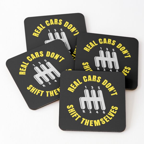 Item preview, Real Cars Don't Shift Themselves designed and sold by HandicraftArt.