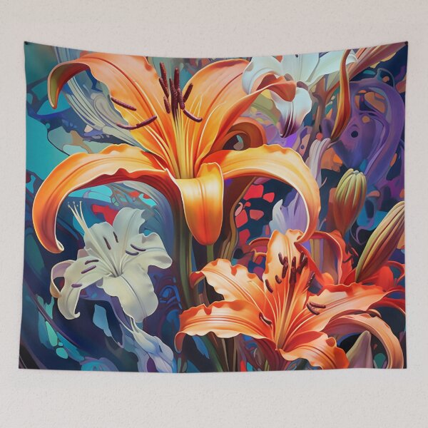 Item preview, Colorful Wild Daylilies designed and sold by DavidLoblaw.