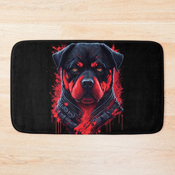 Item preview, Low-Poly Mystique: Rottweiler's Soft Lighting designed and sold by DesignArtEmpire.