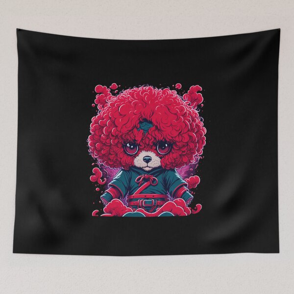 Item preview, Digital Painting Poodle: Dark Magic and Red Color designed and sold by DesignArtEmpire.