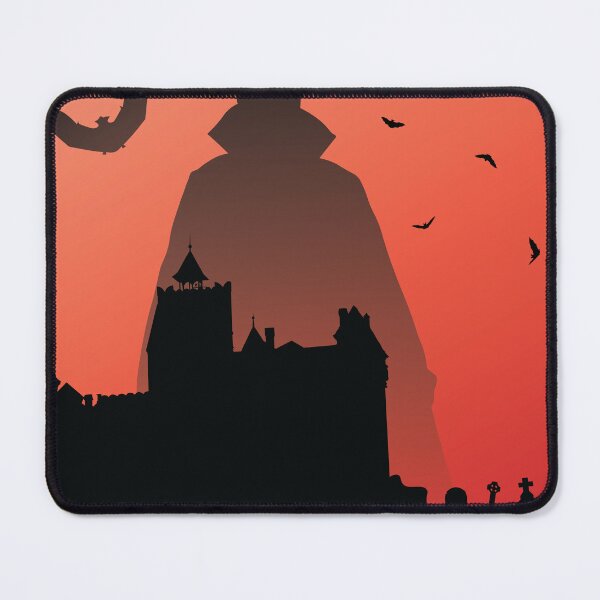 Item preview, Dracula Shadow Over Castle And Graveyard designed and sold by RPMELO.
