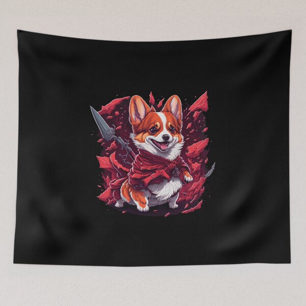 Item preview, Enigmatic Perspective: Pembroke Welsh Corgi's Bird's-Eye View designed and sold by DesignArtEmpire.