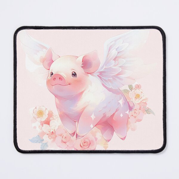 Item preview, Flying Pig with wings - Angel Pig! designed and sold by MagicStrawberry.