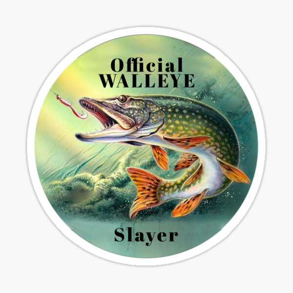  Walleye Logo Emblem Lures Zander Hooks Walleye Fishing
