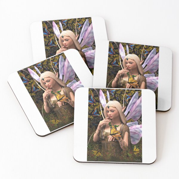 Item preview, Fairy princess and butterfly fantasy artwork designed and sold by Fantasyart123.