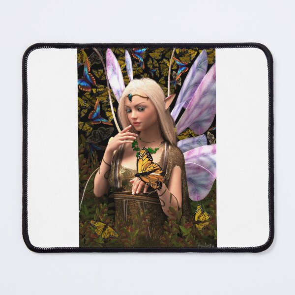 Item preview, Fairy princess and butterfly fantasy artwork designed and sold by Fantasyart123.