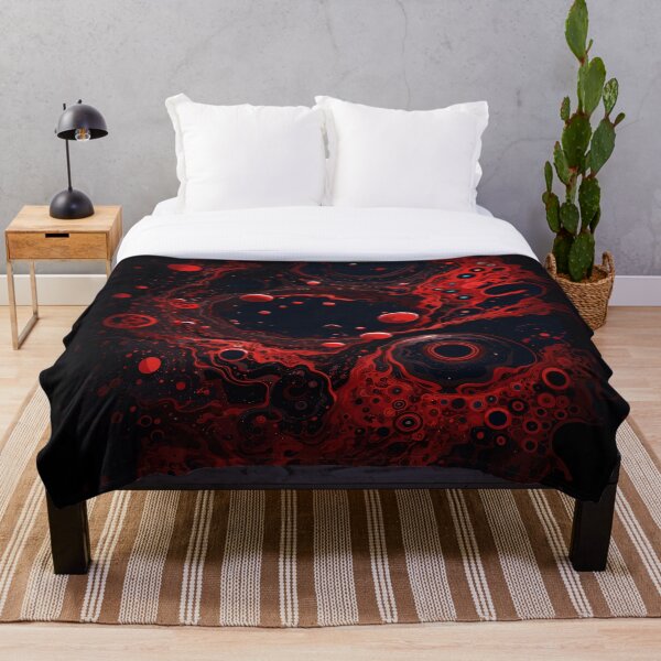 Item preview, Cosmic red and black holes designed and sold by AFUNARTZ.