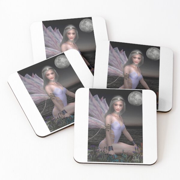 Item preview, Fairy in moonlight by the sea designed and sold by Fantasyart123.