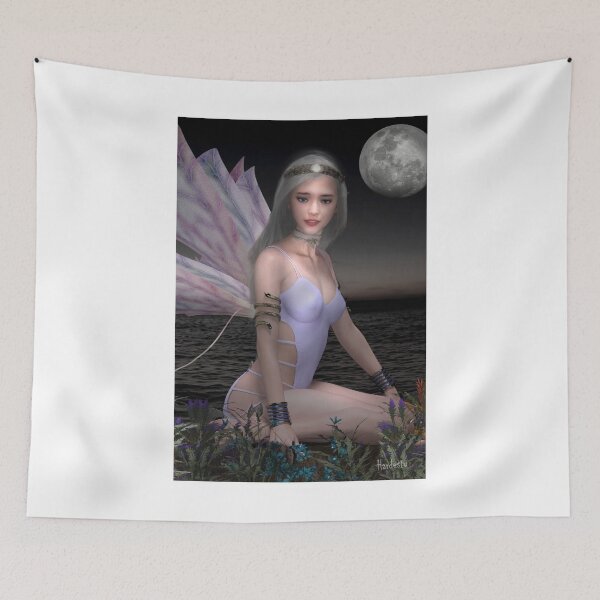 Item preview, Fairy in moonlight by the sea designed and sold by Fantasyart123.