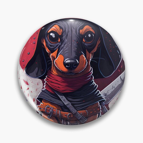 Item preview, Retro Aesthetic Charm: Cute and Quirky Dachshund Art designed and sold by DesignArtEmpire.