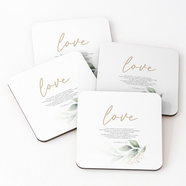 Item preview, 1 Corinthians 13:4–8, Scripture Wall Art  designed and sold by Morana5.