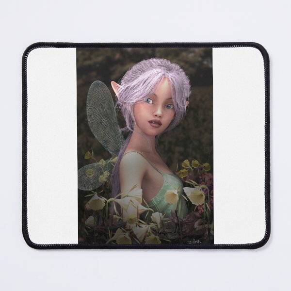 Item preview, Cute fairy with flowers designed and sold by Fantasyart123.