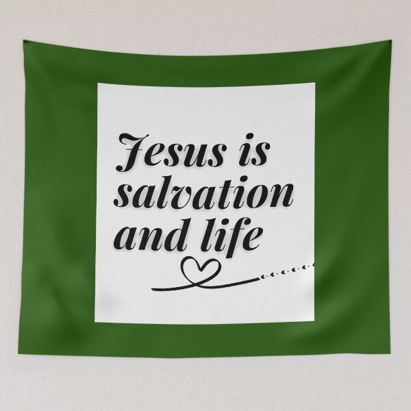 Item preview, Jesus is salvation and life    	 designed and sold by ituojsuo69.