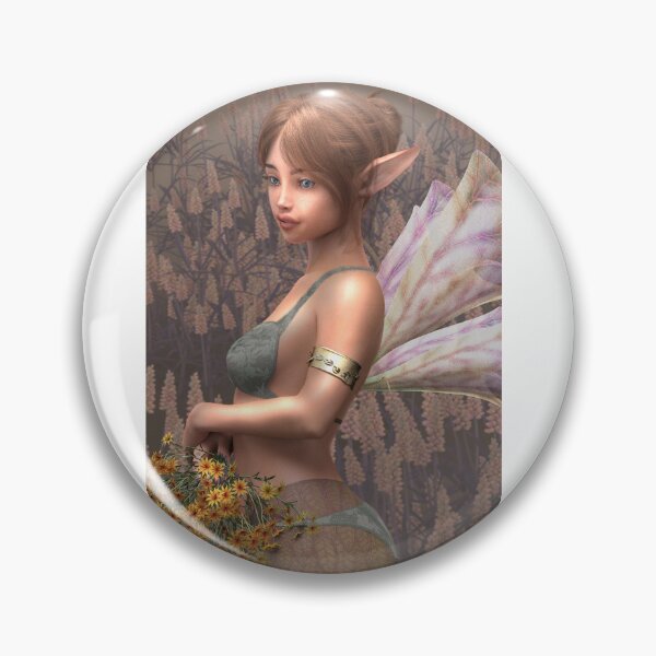 Item preview, Cute fairy with flowers designed and sold by Fantasyart123.