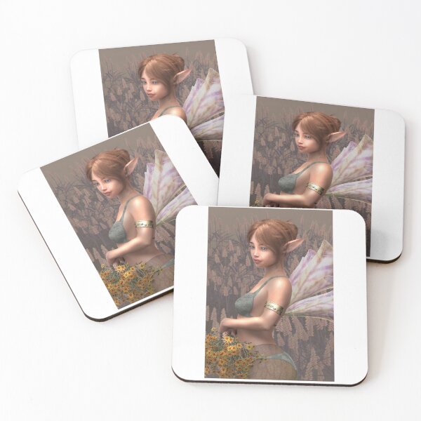 Item preview, Cute fairy with flowers designed and sold by Fantasyart123.