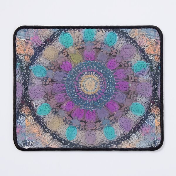 Item preview, Painted Mandala Circle Art 42 by MMA designed and sold by spacemandala.