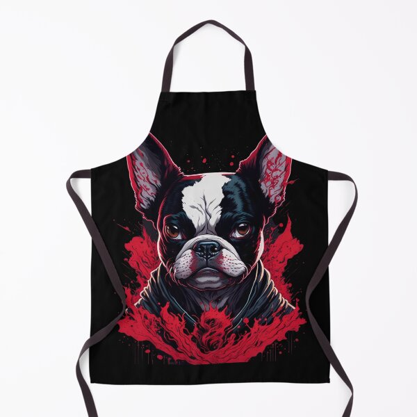 Item preview,  Boston Terrier Mystery: Red Color and Gothic Dark Magic designed and sold by DesignArtEmpire.