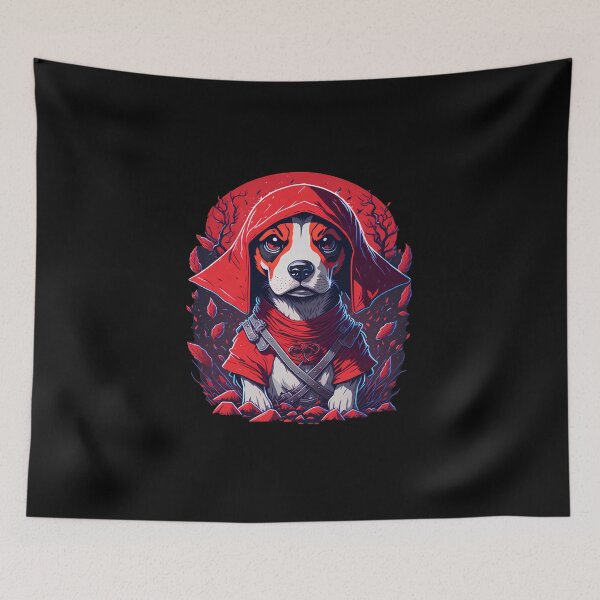 Item preview, Watercolor Wonder: A Hand-Drawn Beagle Ninja designed and sold by DesignArtEmpire.