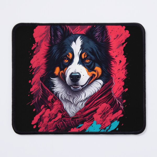 Item preview, Digital Painting Magic: Australian Shepherd's Tetradic Colors designed and sold by DesignArtEmpire.