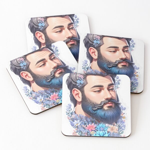 Item preview, The Majestic Beard - Celebrating the Timeless Charm of Bearded Men designed and sold by DimHel2.