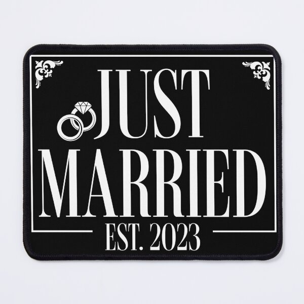 Item preview, Just Married Est 2023 designed and sold by Affyboss6.