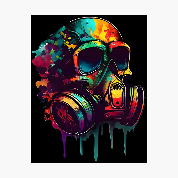 Graffiti Skull Mask Style
