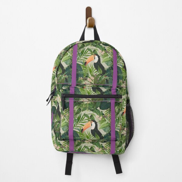 Item preview, Toucan And Hummingbirds Art Print designed and sold by jleweghr53.