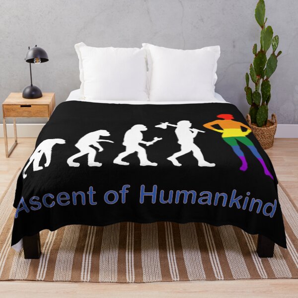 Item preview, LGBTQ+ social evolution ascent of humankind  designed and sold by Fantasyart123.