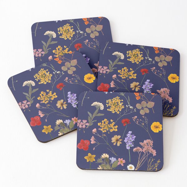 Item preview, Pressed Flowers Design - Scattered Flowers designed and sold by KumbayArt.