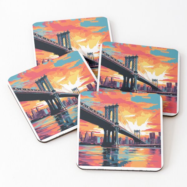 Artikelvorschau, Ein Pop-Art-Reisedruck von New York – USA entworfen und verkauft von StudioRedKoala.