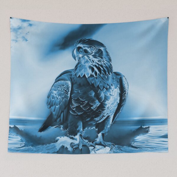 Item preview, Blue American Bald Eagle designed and sold by deniselynnimage.