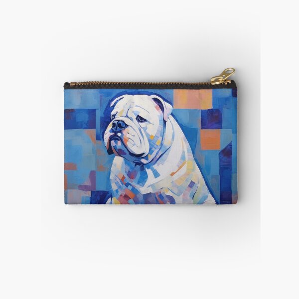 Item preview, White Bulldog On Color Patchwork designed and sold by YoPedro.