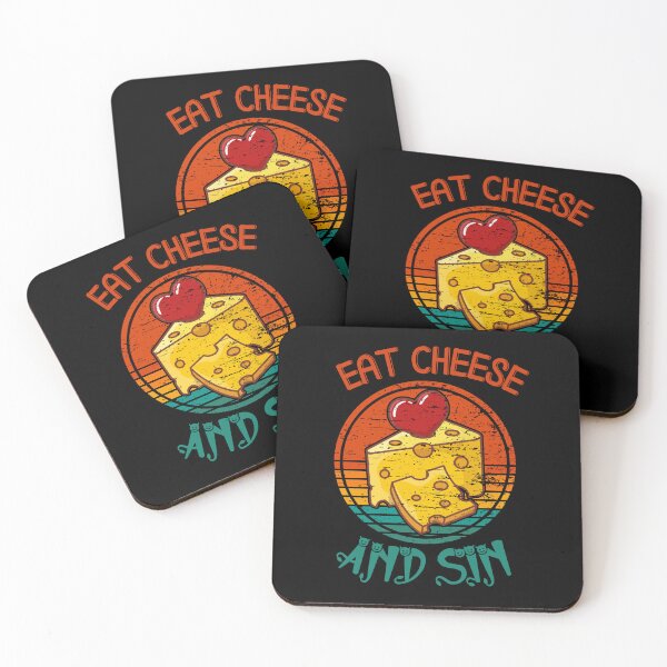 Item preview, Eat Cheese and Sin designed and sold by SunnyFunnyArt.
