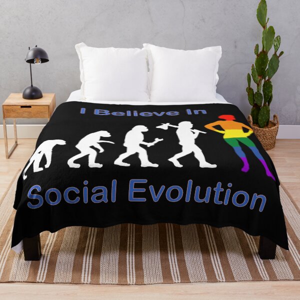 Item preview, LGBTQ social evolution ascent of humankind designed and sold by Fantasyart123.