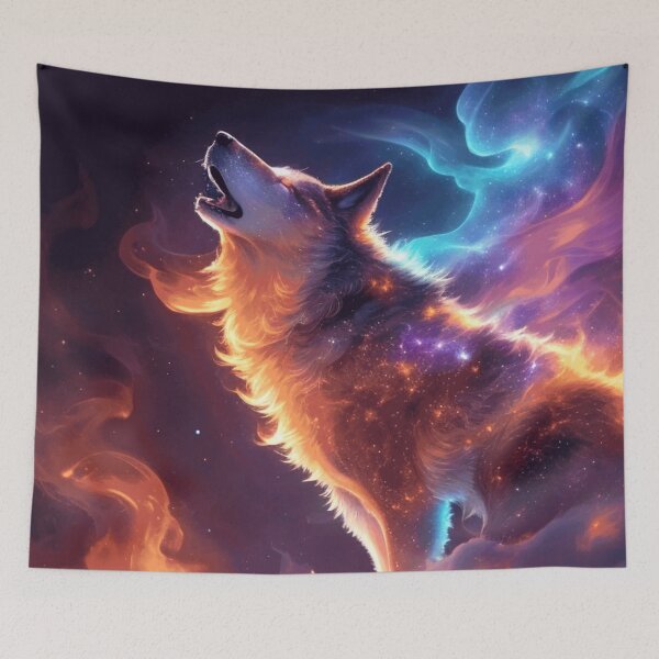 Item preview, Wolf in sky designed and sold by ArtfullMinds.