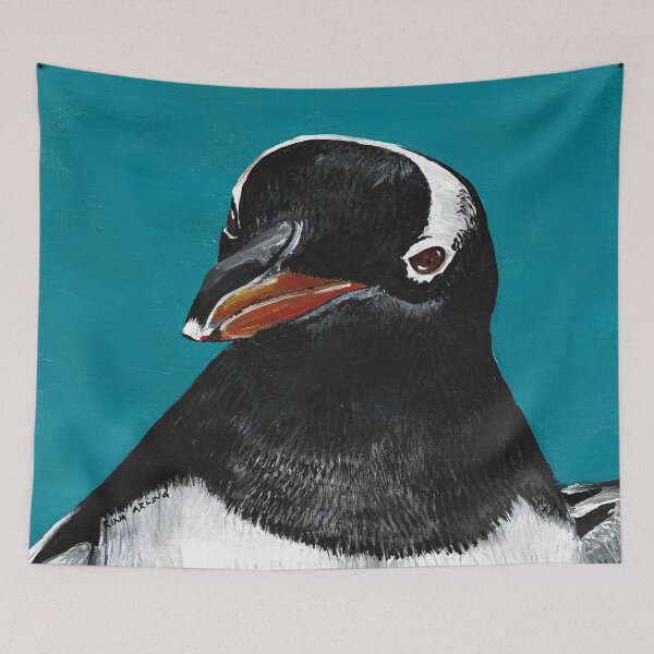 Item preview, Curious Penguin designed and sold by Rina Arling.