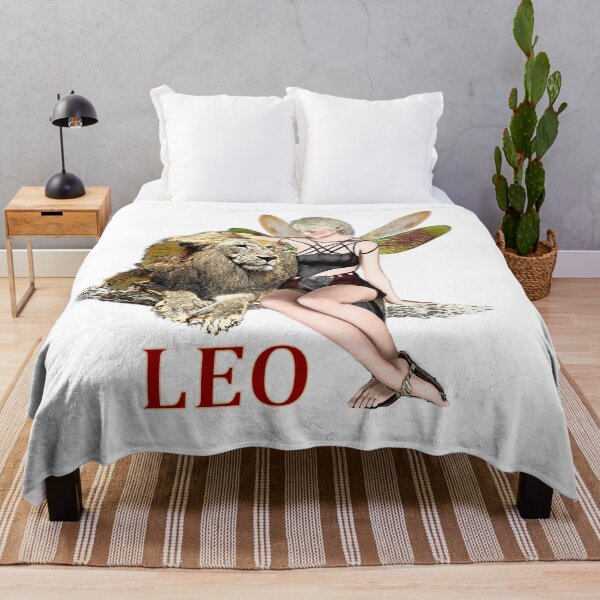 Item preview, Leo zodiac t-shirt for women with fairy art designed and sold by Fantasyart123.