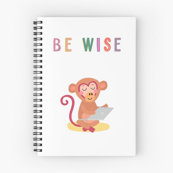 Item preview, Be Wise. Monkey is reading. designed and sold by dk-design85.