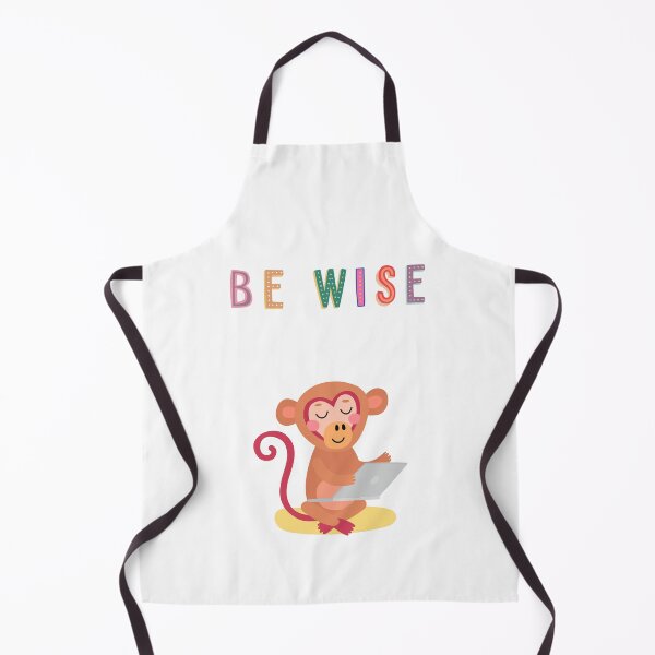 Item preview, Be Wise. Monkey is reading. designed and sold by dk-design85.