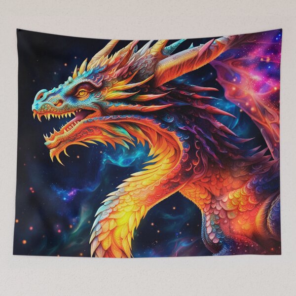 Item preview, Cosmic Serpent Mythical Dragon Beast designed and sold by WitchyWare.