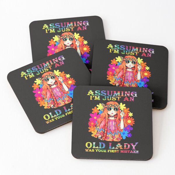 Item preview, Assuming I'm Just An Old Lady Hippie Shirt designed and sold by SeymoProve.