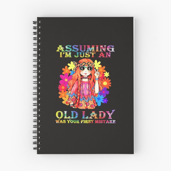 Item preview, Assuming I'm Just An Old Lady Hippie Shirt designed and sold by SeymoProve.