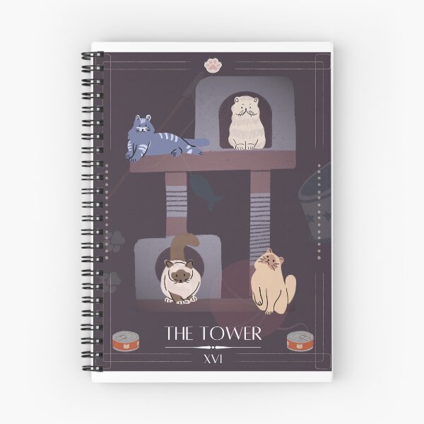 Item preview, The Cat Tower Tarot Card designed and sold by sshockey94.