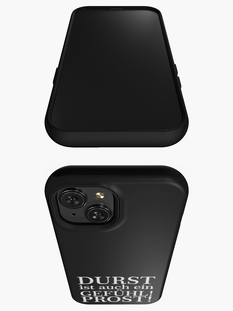 Thumbnail 3 von 4, iPhone-Hülle, Durst ist auch ein Gefühl! Zum Wohl! Weiß designt und verkauft von pASob-dESIGN.