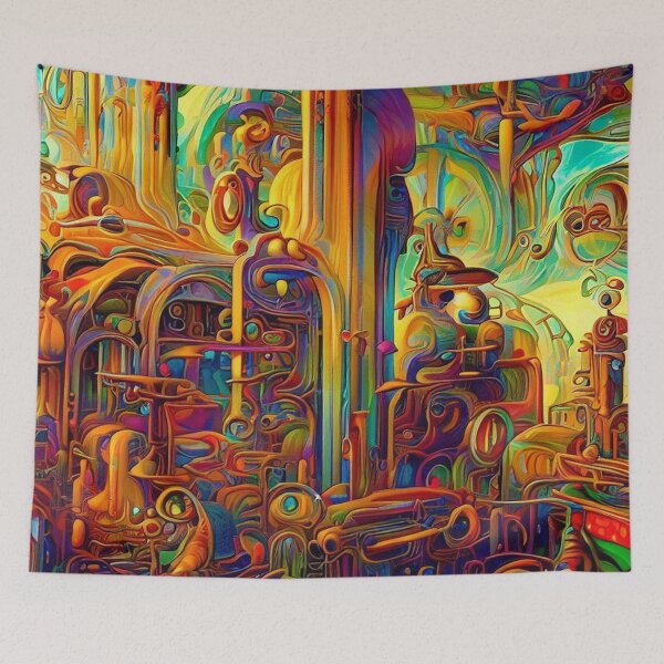 Item preview, Psychedelic Sci-fi No. 4 designed and sold by MJNurmi.