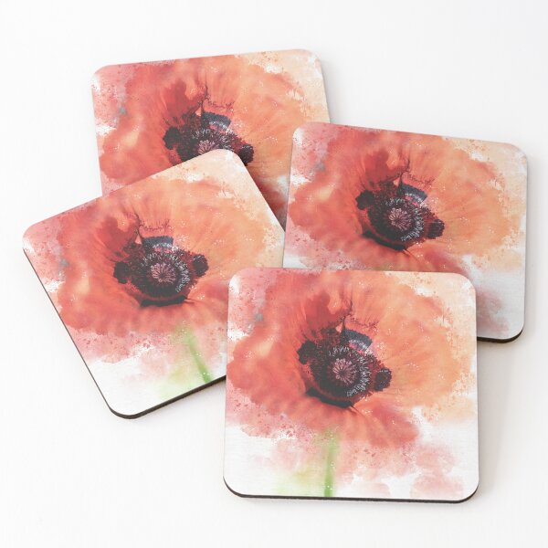 Item preview, Abstract Poppy Flower designed and sold by DefintionArt.