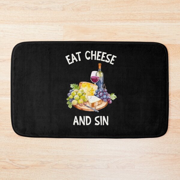 Item preview, Eat Cheese and sin designed and sold by SunnyFunnyArt.